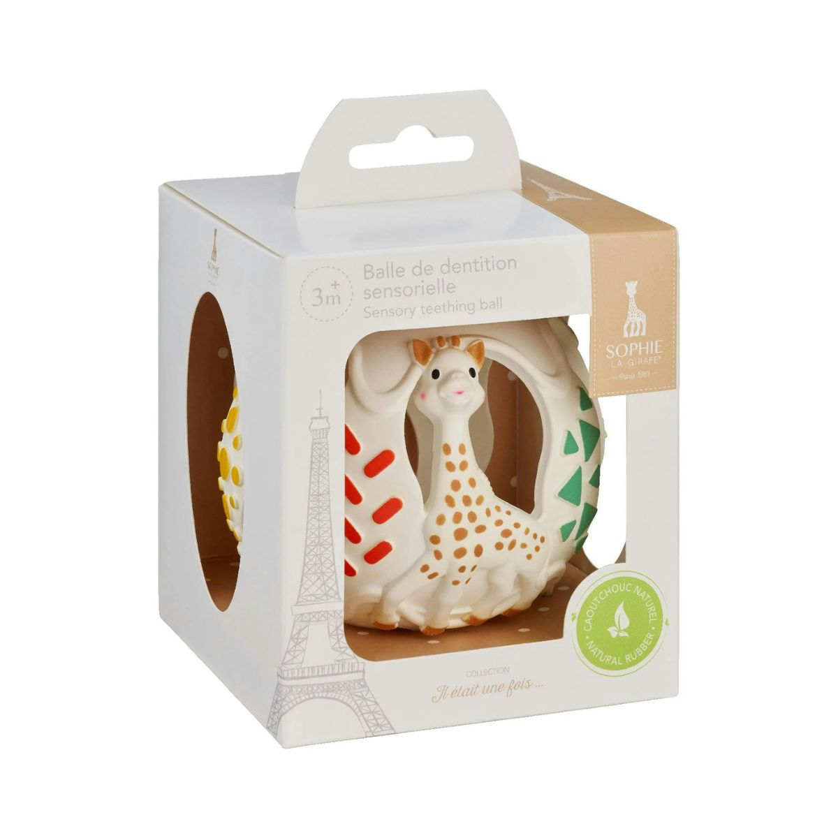 Bola Sensorial Mordedor Girafa Sophie - Safe & Natural Play