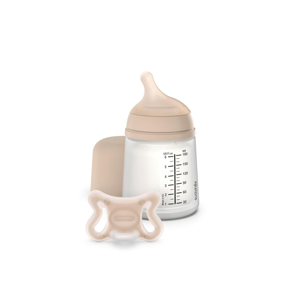 Kit Mamadeira Anticólica e Chupeta Suavinex Zero.Zero 180ML Light - Complete Feeding Transition Solution